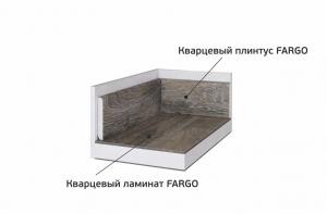 Кварцевый плинтус Fargo Parquet в пог.метрах